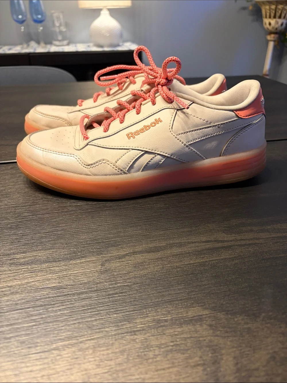 Reebok Club C Legacy “Chalk/Aura Orange” (Style Code H68008)